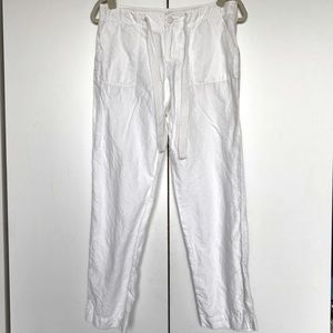 Club Monaco Linen Crop Pants